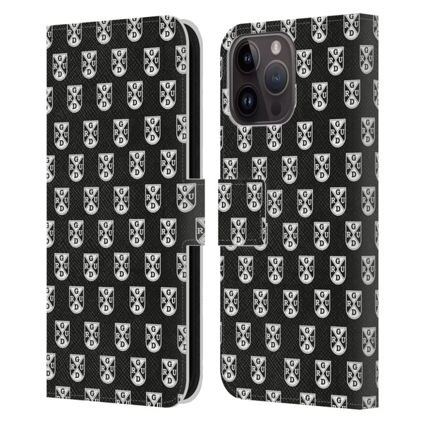 Glasgow Warriors Graphics Pattern Leather Book Wallet Case Cover For Apple iPhone 15 Pro Max