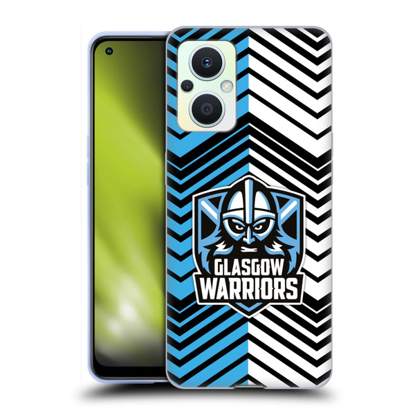 Glasgow Warriors Graphics White And Blue Soft Gel Case for OPPO Reno8 Lite