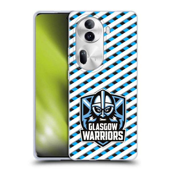 Glasgow Warriors Graphics Stripes Soft Gel Case for OPPO Reno11 Pro