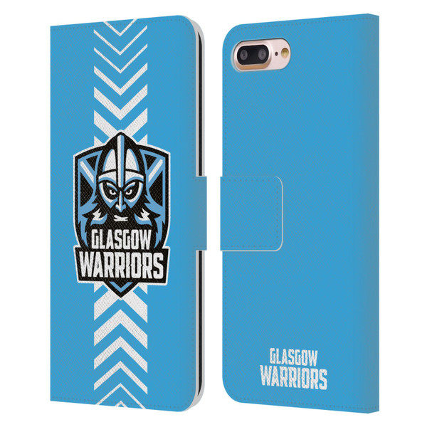Glasgow Warriors Graphics Arrow Leather Book Wallet Case Cover For Apple iPhone 7 Plus / iPhone 8 Plus