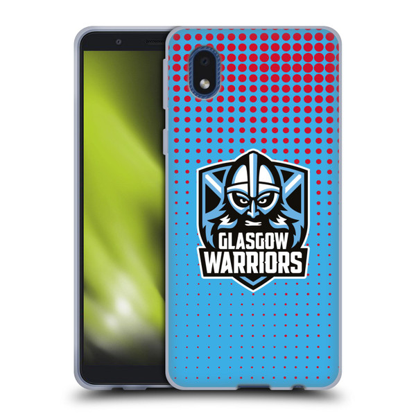 Glasgow Warriors Graphics Red And Blue Soft Gel Case for Samsung Galaxy A01 Core (2020)