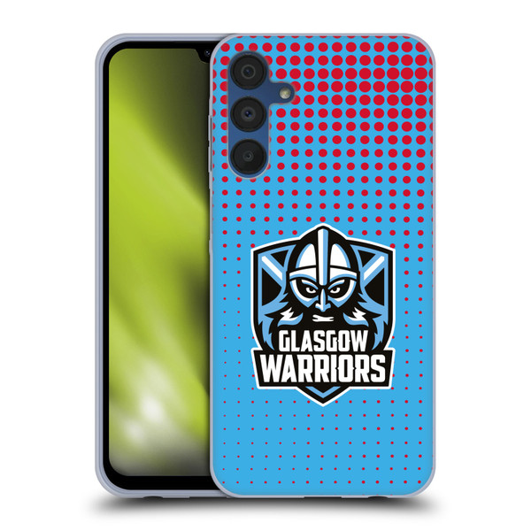 Glasgow Warriors Graphics Red And Blue Soft Gel Case for Samsung Galaxy A15