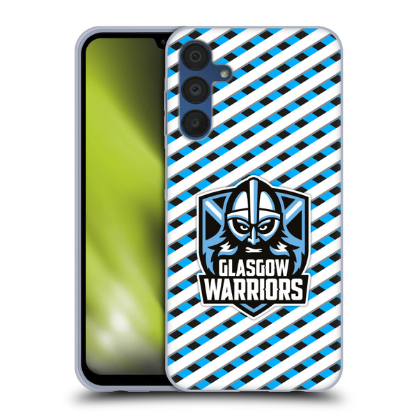 Glasgow Warriors Graphics Stripes Soft Gel Case for Samsung Galaxy A15