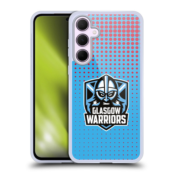 Glasgow Warriors Graphics Red And Blue Soft Gel Case for Samsung Galaxy A35 5G