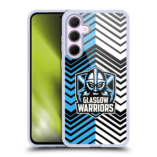 Glasgow Warriors Graphics White And Blue Soft Gel Case for Samsung Galaxy A35 5G
