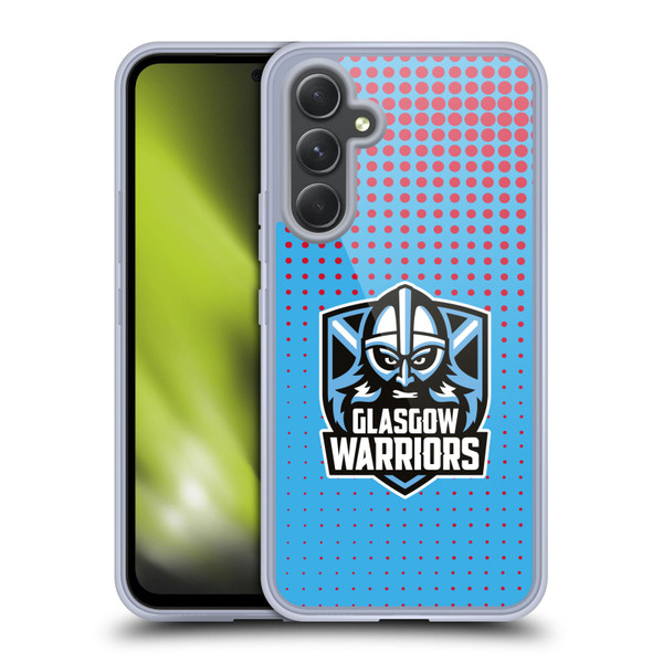 Glasgow Warriors Graphics Red And Blue Soft Gel Case for Samsung Galaxy A54 5G