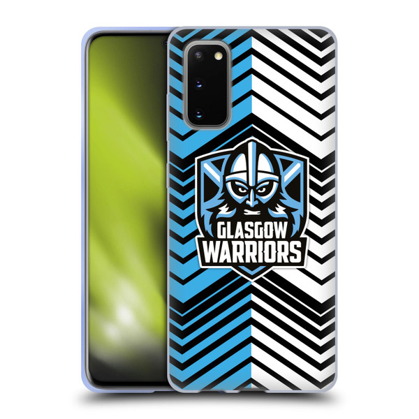 Glasgow Warriors Graphics White And Blue Soft Gel Case for Samsung Galaxy S20 / S20 5G