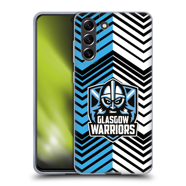 Glasgow Warriors Graphics White And Blue Soft Gel Case for Samsung Galaxy S21 FE 5G