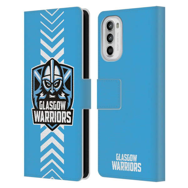 Glasgow Warriors Graphics Arrow Leather Book Wallet Case Cover For Motorola Moto G52