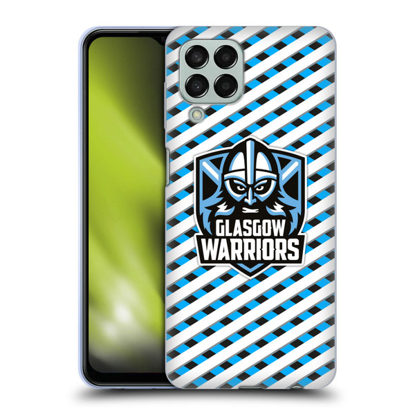 Glasgow Warriors Graphics Stripes Soft Gel Case for Samsung Galaxy M33 (2022)