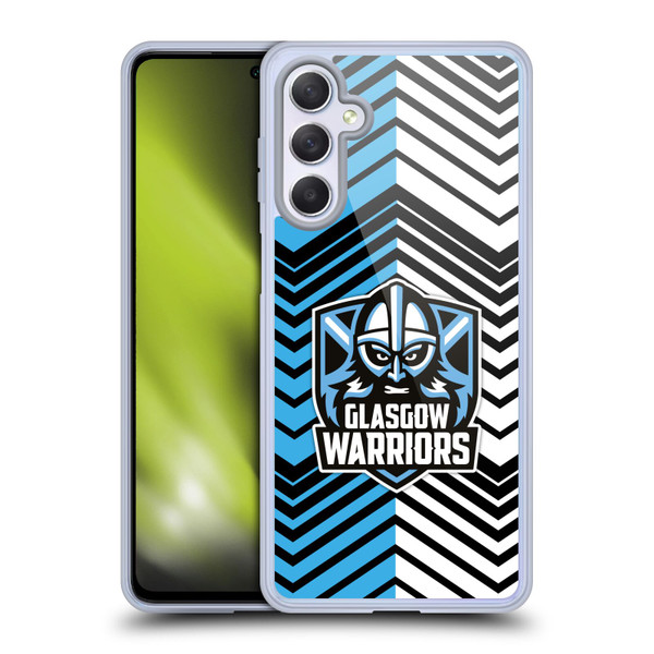 Glasgow Warriors Graphics White And Blue Soft Gel Case for Samsung Galaxy M54 5G