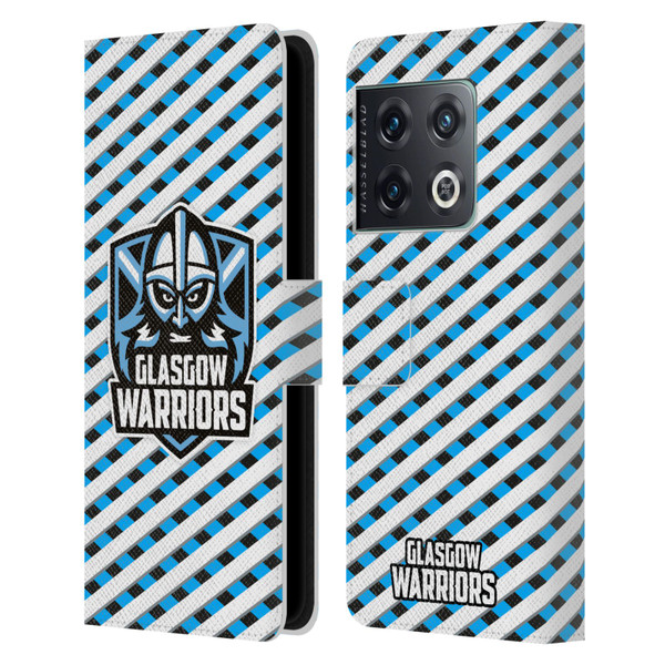 Glasgow Warriors Graphics Stripes Leather Book Wallet Case Cover For OnePlus 10 Pro