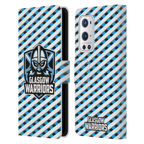 Glasgow Warriors Graphics Stripes Leather Book Wallet Case Cover For OnePlus 9 Pro