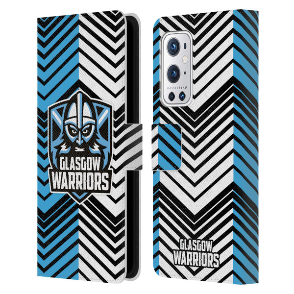 Glasgow Warriors Graphics White And Blue Leather Book Wallet Case Cover For OnePlus 9 Pro