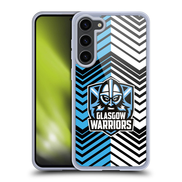 Glasgow Warriors Graphics White And Blue Soft Gel Case for Samsung Galaxy S23+ 5G