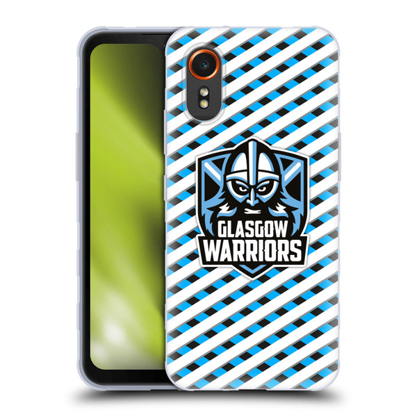 Glasgow Warriors Graphics Stripes Soft Gel Case for Samsung Galaxy Xcover7 5G