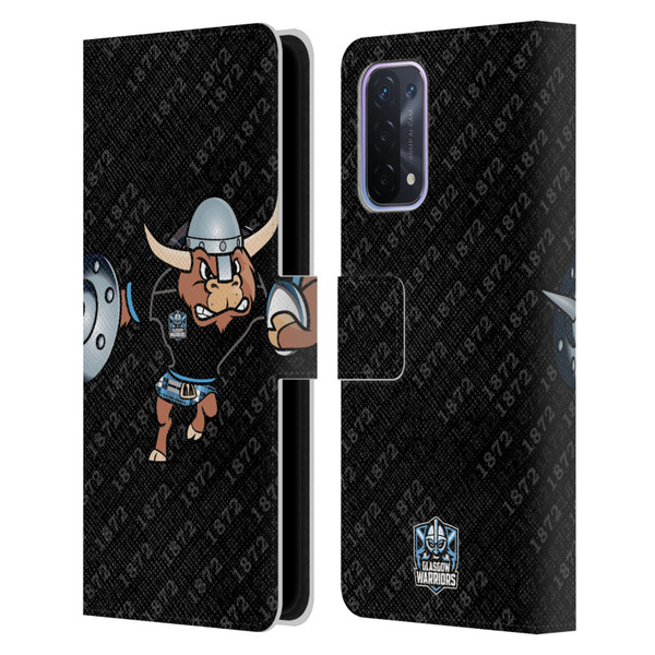 Glasgow Warriors Graphics 1872 Leather Book Wallet Case Cover For OPPO A54 5G