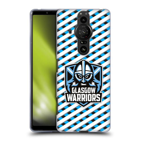Glasgow Warriors Graphics Stripes Soft Gel Case for Sony Xperia Pro-I