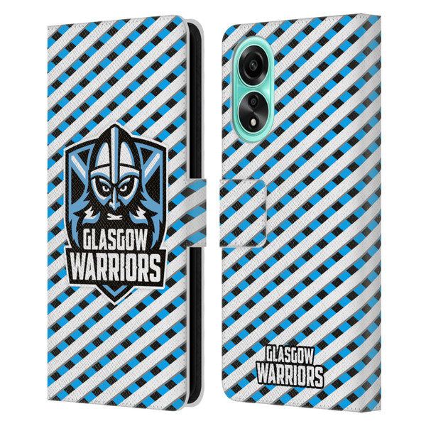 Glasgow Warriors Graphics Stripes Leather Book Wallet Case Cover For OPPO A78 4G