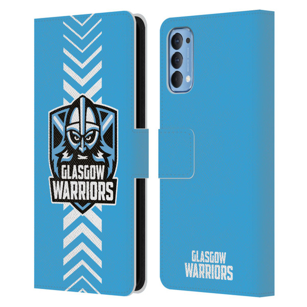Glasgow Warriors Graphics Arrow Leather Book Wallet Case Cover For OPPO Reno 4 5G