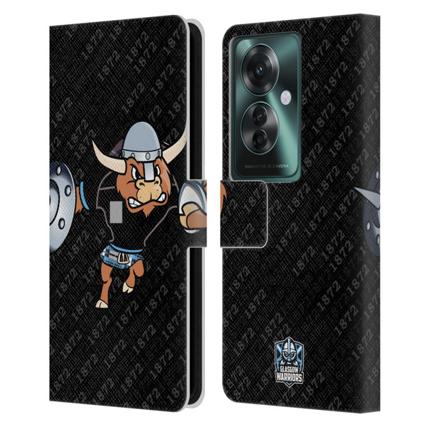 Glasgow Warriors Graphics 1872 Leather Book Wallet Case Cover For OPPO Reno11 F 5G / F25 Pro 5G