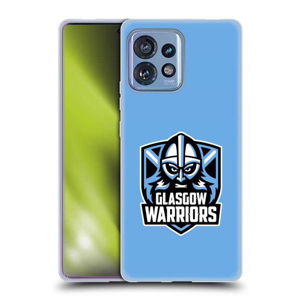 Glasgow Warriors Logo Plain Blue Soft Gel Case for Motorola Moto Edge 40 Pro
