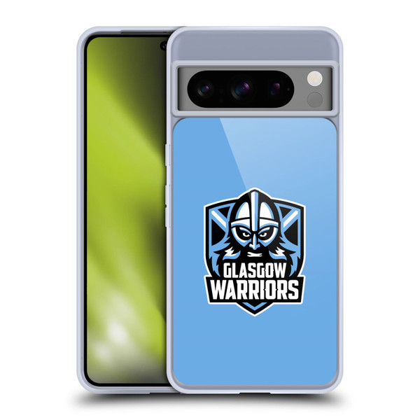 Glasgow Warriors Logo Plain Blue Soft Gel Case for Google Pixel 8 Pro