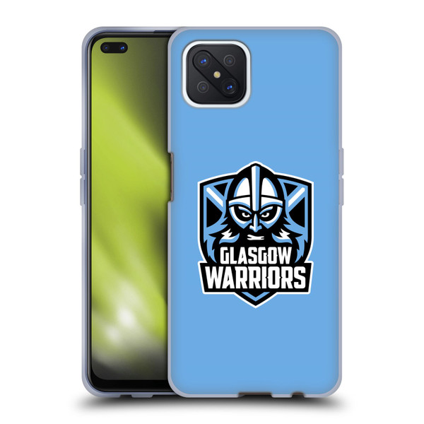 Glasgow Warriors Logo Plain Blue Soft Gel Case for OPPO Reno4 Z 5G