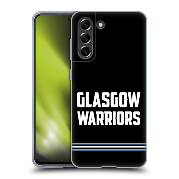 Glasgow Warriors Logo Text Type Black Soft Gel Case for Samsung Galaxy S21 FE 5G