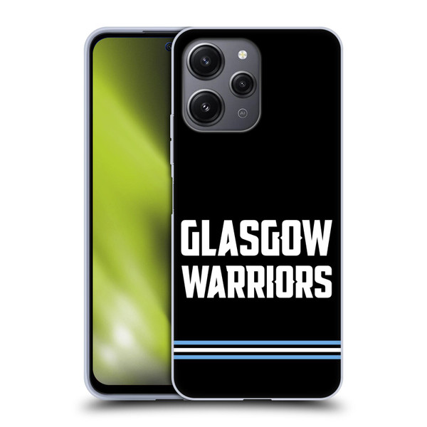 Glasgow Warriors Logo Text Type Black Soft Gel Case for Xiaomi Redmi 12