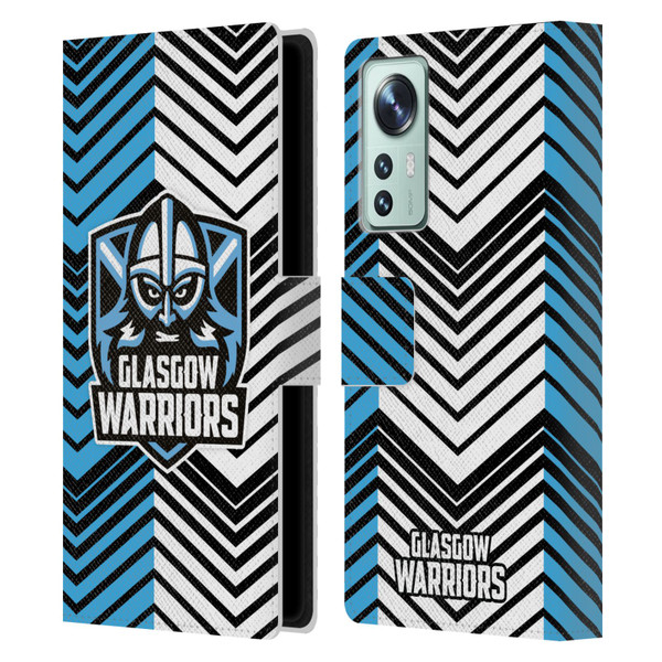 Glasgow Warriors Graphics White And Blue Leather Book Wallet Case Cover For Xiaomi 12