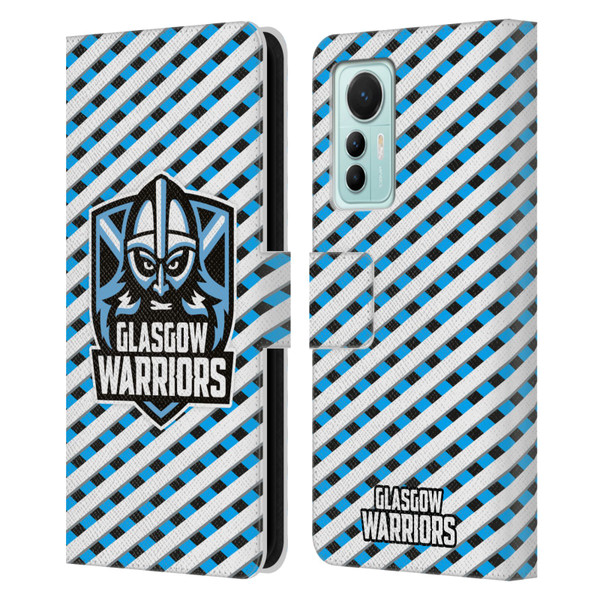Glasgow Warriors Graphics Stripes Leather Book Wallet Case Cover For Xiaomi 12 Lite