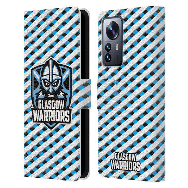 Glasgow Warriors Graphics Stripes Leather Book Wallet Case Cover For Xiaomi 12 Pro