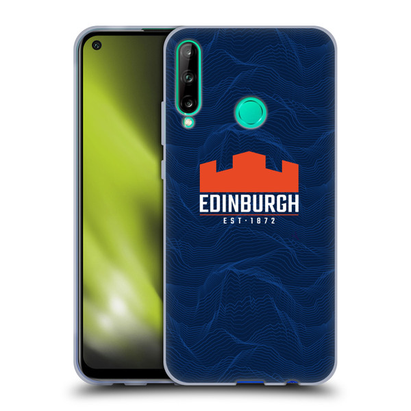 Edinburgh Rugby 2024/25 Crest Kit Home Soft Gel Case for Huawei P40 lite E