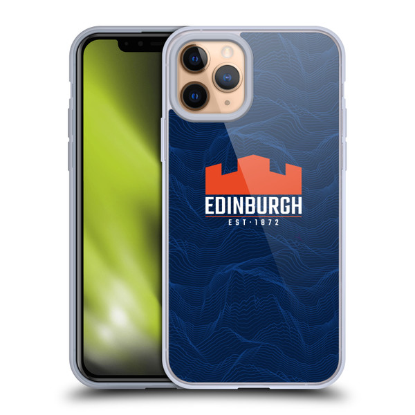 Edinburgh Rugby 2024/25 Crest Kit Home Soft Gel Case for Apple iPhone 11 Pro