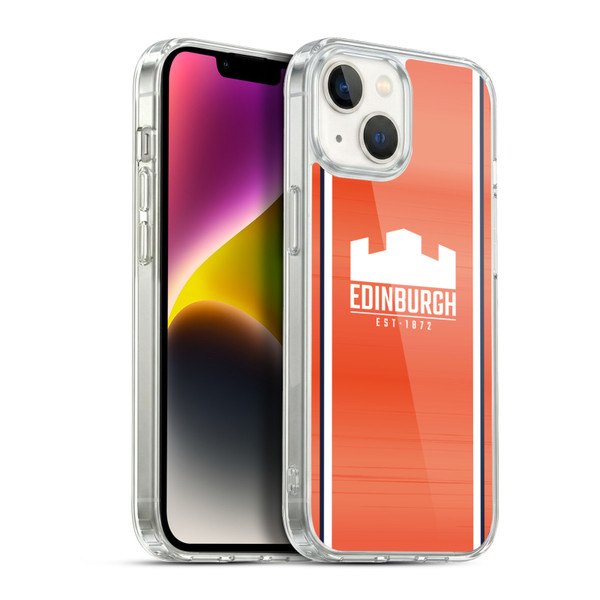 Edinburgh Rugby 2024/25 Crest Kit Away Soft Gel Case for Apple iPhone 14