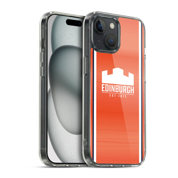 Edinburgh Rugby 2024/25 Crest Kit Away Soft Gel Case for Apple iPhone 15 & MagSafe