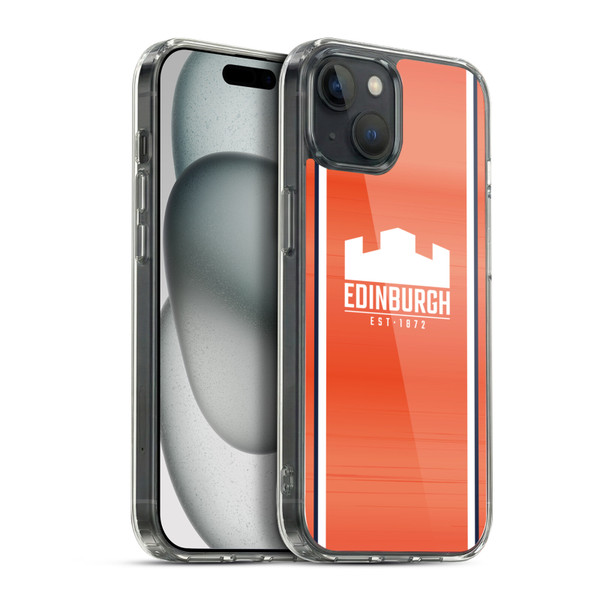 Edinburgh Rugby 2024/25 Crest Kit Away Soft Gel Case for Apple iPhone 15 Plus & MagSafe