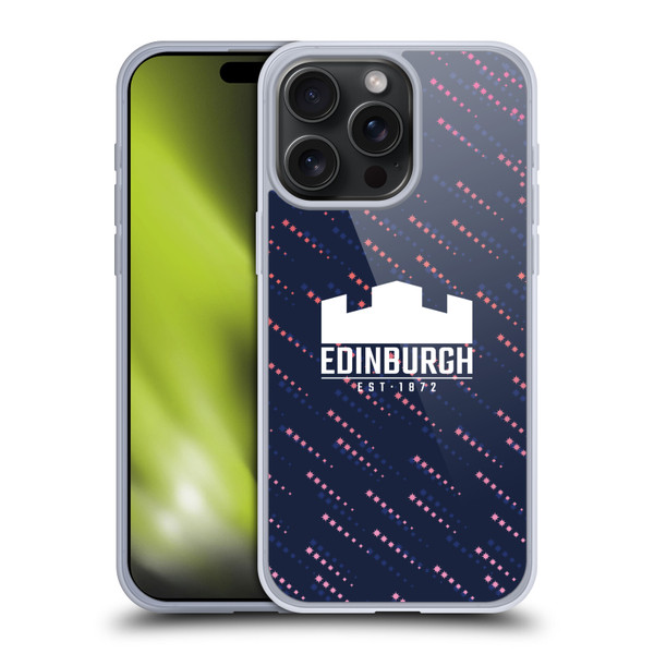 Edinburgh Rugby 2024/25 Crest Kit Training Soft Gel Case for Apple iPhone 15 Pro Max
