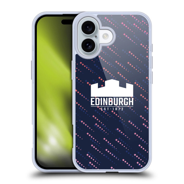 Edinburgh Rugby 2024/25 Crest Kit Training Soft Gel Case for Apple iPhone 16