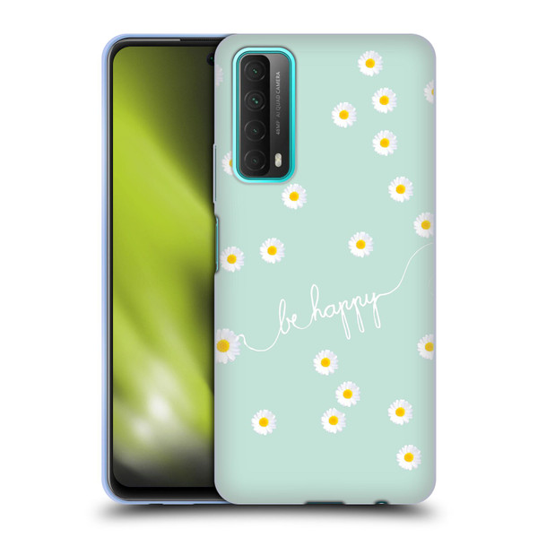 Monika Strigel Happy Daisy Mint Soft Gel Case for Huawei P Smart (2021)