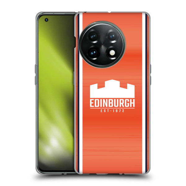 Edinburgh Rugby 2024/25 Crest Kit Away Soft Gel Case for OnePlus 11 5G