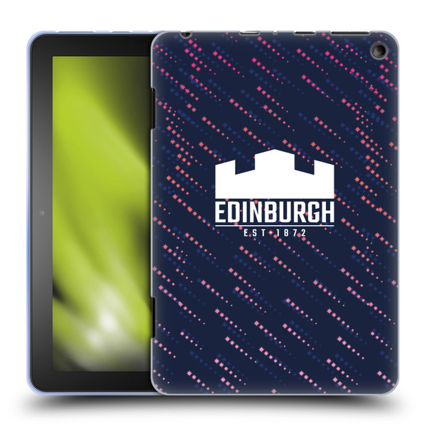 Edinburgh Rugby 2024/25 Crest Kit Training Soft Gel Case for Amazon Fire HD 8/Fire HD 8 Plus 2020
