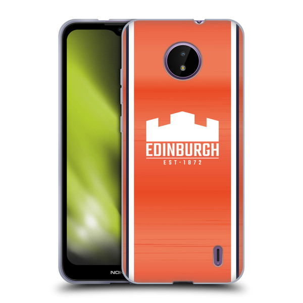 Edinburgh Rugby 2024/25 Crest Kit Away Soft Gel Case for Nokia C10 / C20