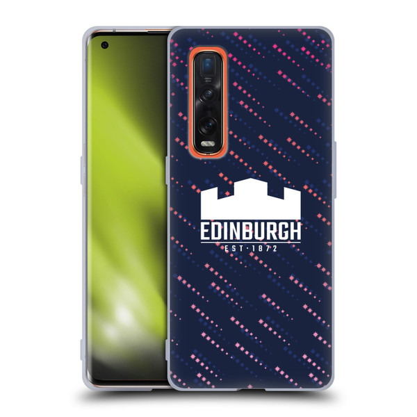 Edinburgh Rugby 2024/25 Crest Kit Training Soft Gel Case for OPPO Find X2 Pro 5G