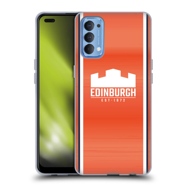 Edinburgh Rugby 2024/25 Crest Kit Away Soft Gel Case for OPPO Reno 4 5G