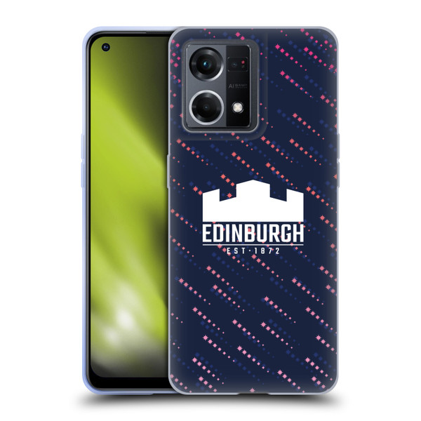 Edinburgh Rugby 2024/25 Crest Kit Training Soft Gel Case for OPPO Reno8 4G
