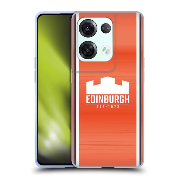 Edinburgh Rugby 2024/25 Crest Kit Away Soft Gel Case for OPPO Reno8 Pro