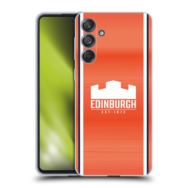 Edinburgh Rugby 2024/25 Crest Kit Away Soft Gel Case for Samsung Galaxy M55 5G