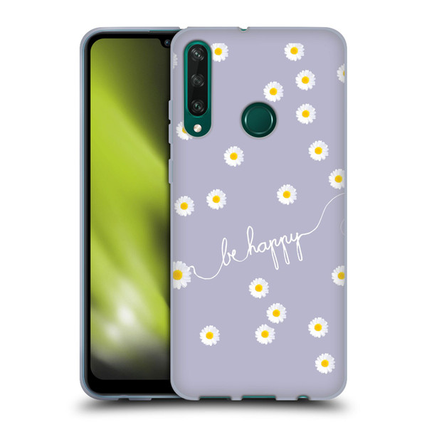 Monika Strigel Happy Daisy Lavender Soft Gel Case for Huawei Y6p